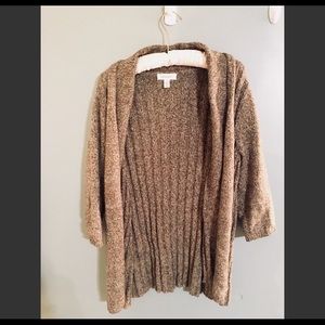 DRESSBARN | Marled Green Long Cardigan Sweater